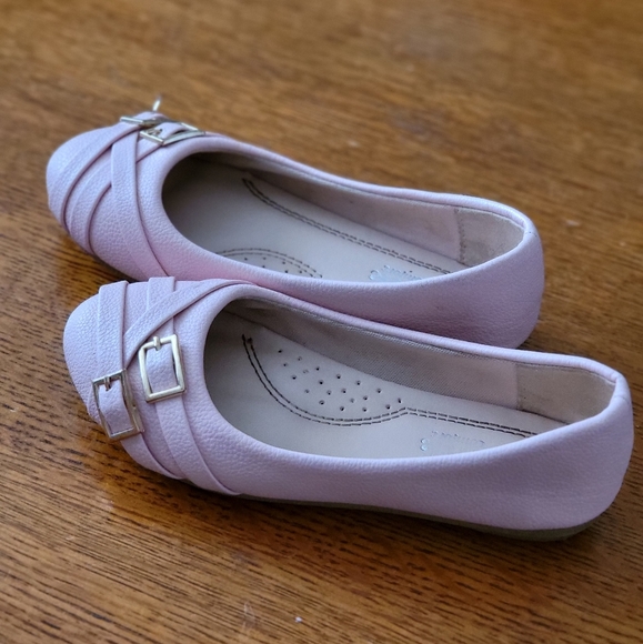 Light pink buckle ballet flats - Picture 4 of 4
